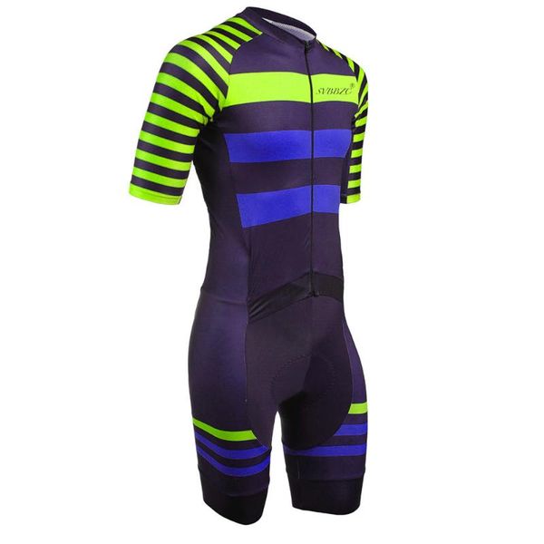 

men's cycling skinsuit triathlon suit quick dry sports clothing mtb cycling jerseys clothing set ropa ciclismo maillot, Black;blue