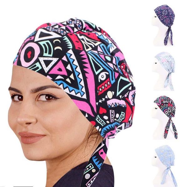 

women fashion sleeping bonnet cap soft pure silk sleep hats hair care wrap female night cap 4 kinds of color