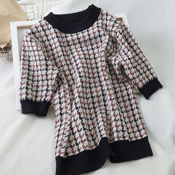 

women's t-shirt 2021 korean fashion vintage plaid knitted t shirt women short sleeve tee femme knitwear camisetas mujer, White