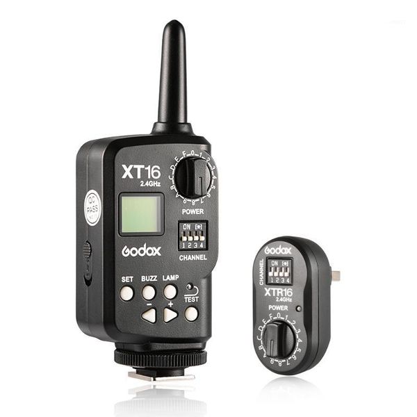 

camera remotes & shutter releases godox xt-16 xt16 2.4g wireless strobe head flash trigger xtr-16 receiver for de300 de400 sk400 sk300 ds dp