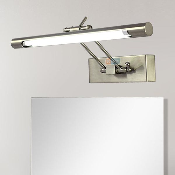 

european bronze metal bathroom wall lights waterproof anti-fog washroom wall lamp mirror front lighting fixtures