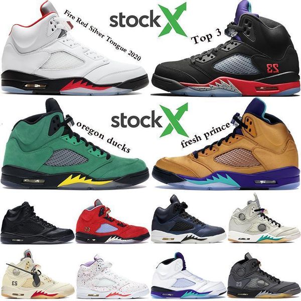 

jumpman shoes 2020 basketball new 5s 5 fire red silver tongue oil grey reflective 3 travis scotts mens stylist sneakers trainers, Black