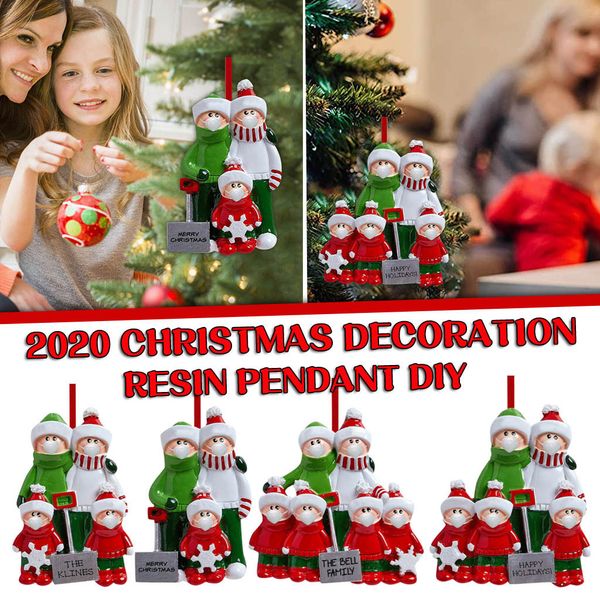 

personalized snow shovel family ornament 2020 christmas holiday decorations home decoration accessories modern