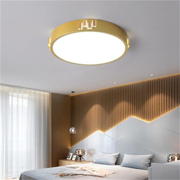 Nuova lampada da soffitto a led nordica creativa rotonda camera da letto lampade da soffitto in rovere semplice studio illuminazione lampadario soggiorno