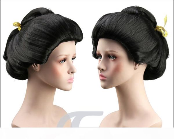 

huakui large pan head costume black female show cos wig ~ has been shaped