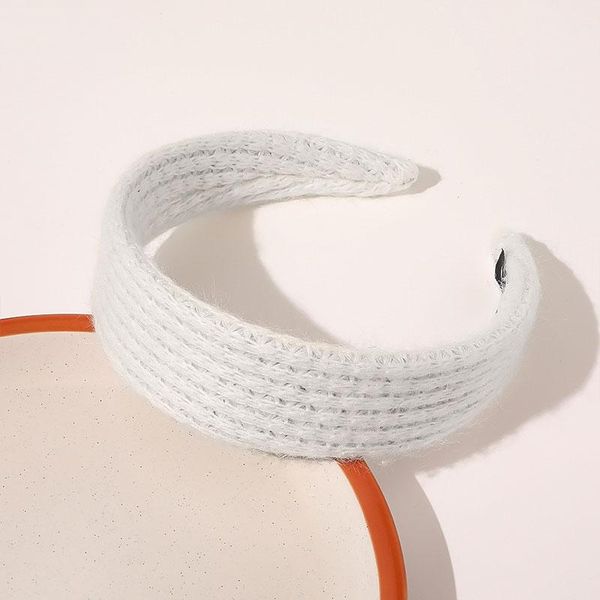 

winter soft non-slip head hoop candy color wool knitted headband weave stripes hair hoop women girls makeup hair accessories q sqclkk