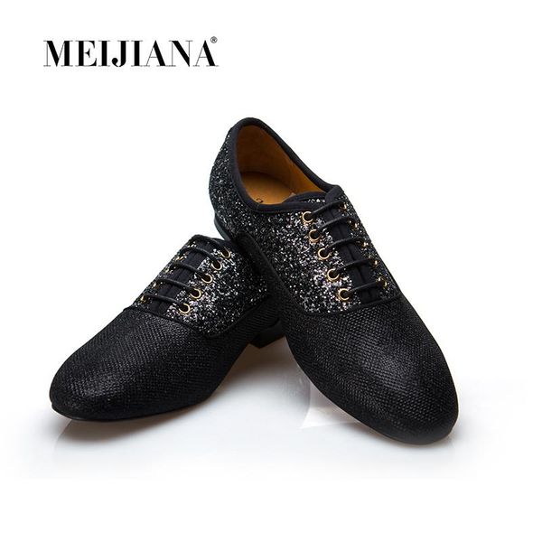 

dress shoes meijiana men italian leather slip on fashion brand, Black