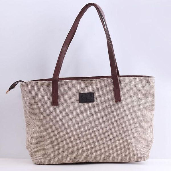 

women canvas bag women's shoulder bag female casual totes appliques portable shopping lady casual handle bolsa feminina