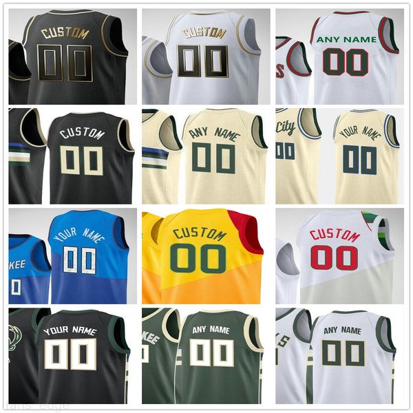 

custom printed giannis 34 antetokounmpo khris 22 middleton jrue 21 holiday brook 11 lopez 12 augustin men woman kids youth basketball jersey, Black;red