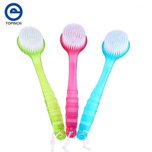 

bath brushes, sponges & scrubbers soft body brush long handled cleaning round brushes skin massage health care accessories1