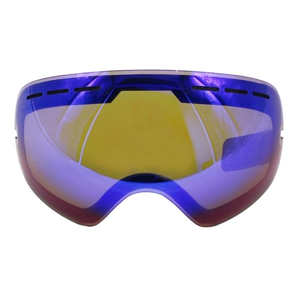 

locle gog-201 lens ski goggles lens anti-fog uv400 big spherical ski glasses snow goggles eyewear lenses replacement(lens only) 220110