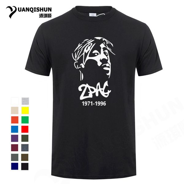 

sport thug life tupac 2pac celebrity portrait t-shirt hip-hop rap rock men t shirt fashion mens tshirt o neck cotton tees