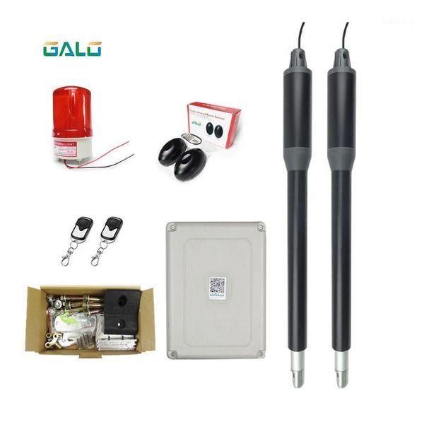

fingerprint access control aluminum dual automatic gate opener kit for family house swing gates automatic1