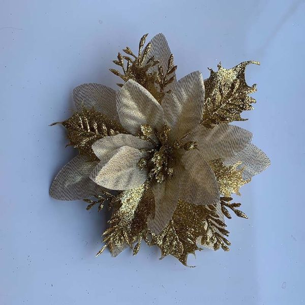 

letsa new windows gold powder flowers rattan garland decoration flower doors chritma and christmas flower decoration ptxmd