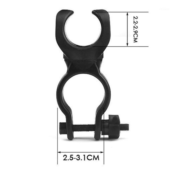 

bike lights lamp clip stand bicycle 360 degree led mount holder useful1