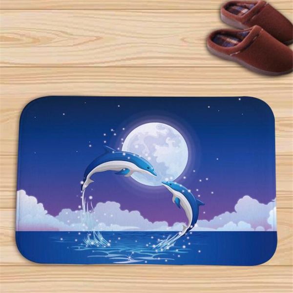 

Absorbent Flannel Bathroom Carpet Door Mat Household Decor Multi-style 3D Bathroom Anti-slip Mat And Kitchen