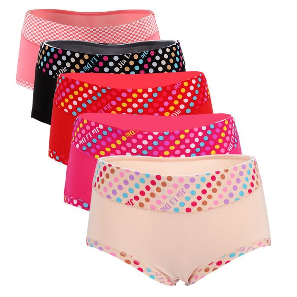 

3pcs/pack panties in women's briefs soft cotton panty high-rise underwear female breathable ladies under big size l- xl-2xl, Black;pink