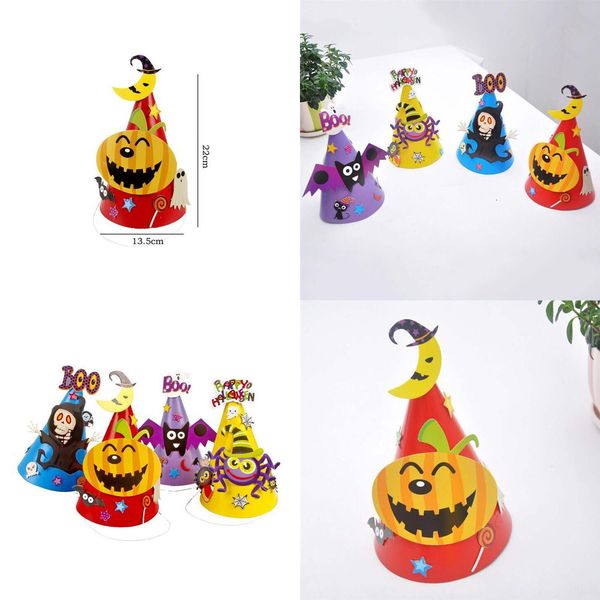 

for caps hat pumpkin happy witch kids children halloween party costume cosplay dress up decorations