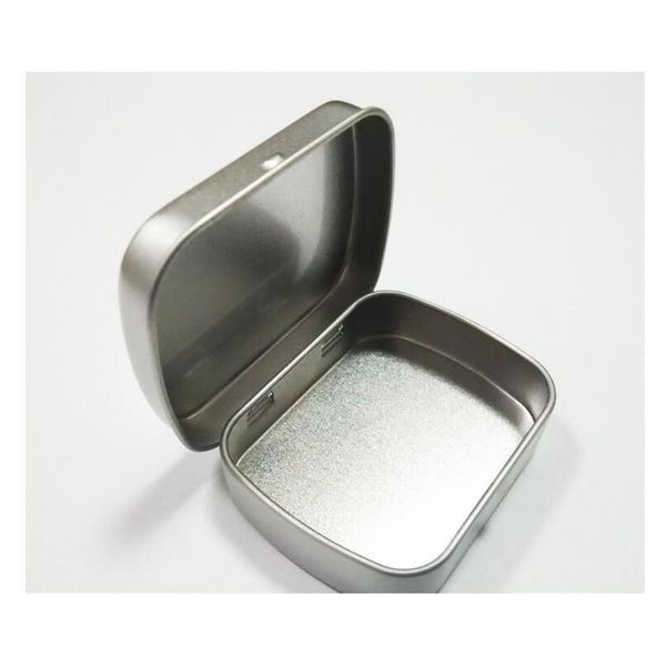 

58x45x15mm mini tin box gift box/mint metal box white rectangle p wmttdo homes2007
