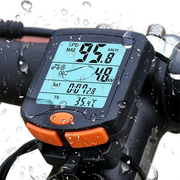 

yt-813 bike computer lcd wired bicycle speed meter digital cycling waterproof odometer multifunction bicycle computer satchs