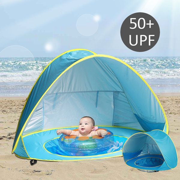 

waterproof uv-protection children's tent portable tipi dry pool baby beach outdoor camping kids tent children's house game tents 1