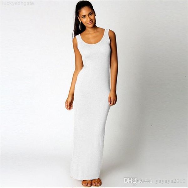 

factory4bkgwomens fashion summer elegant bodycon club vest tank party dresses vestidos long maxi dress plus size robe, Black;gray