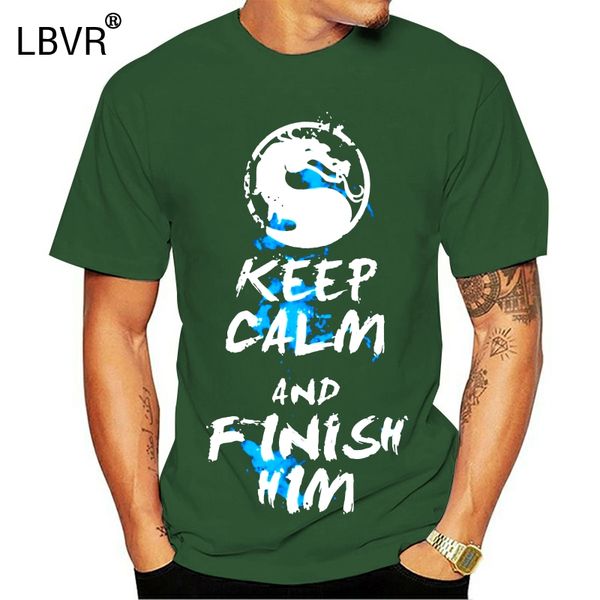 

mortal kombat футболка keep calm футболка высокий streetwear майка крупногабаритные с коротким рукавом мужчины печать tshirt спорта с капюшо