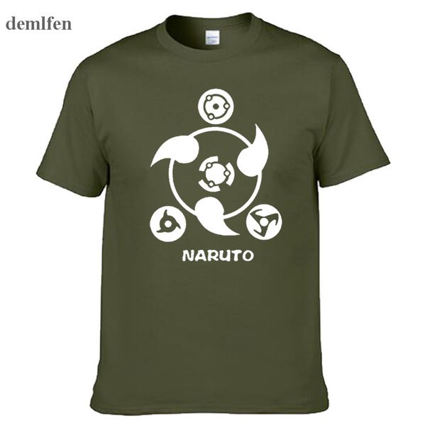 

аниме наруто тенниска o-образным вырезом повседневная коротким рукавом мужские футболки naruto печати топы тис мультфильм рубашки спорта с к