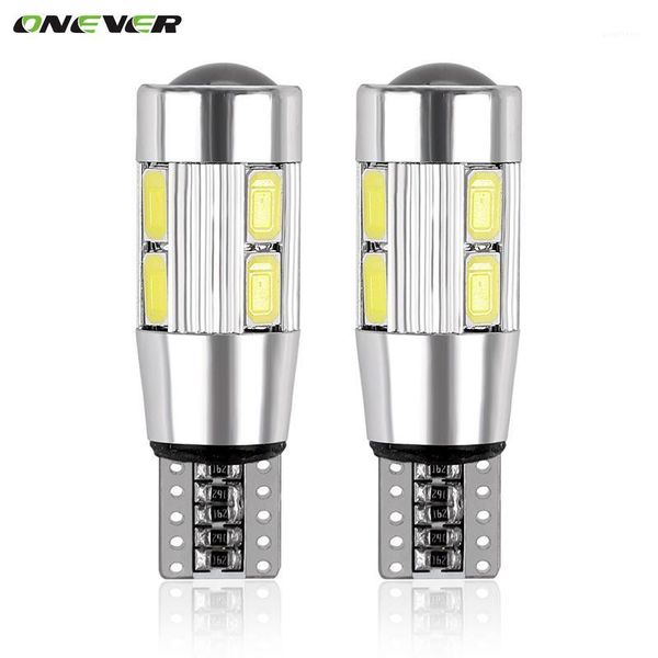 

2pcs car styling car auto led t10 canbus 194 w5w 10 smd 5630 led light bulb no error light parking t10 side1