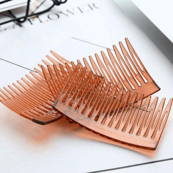 

4pcs mini plastic hair combs pins wedding bridal prom hairdress hair jewelry pro salon women hair care styl wmtmso, Silver