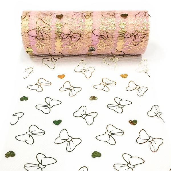 

diy chair tutu ribbon craft decoration sash wedding tulle roll spool gift printed skirt organza party fabric 92m roll wmtlts dh_niceshop