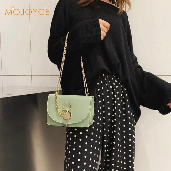 

mini leather crossbody bags for women 2020 chain shoulder messenger bag leather pure color chain shoulder crossbody bag