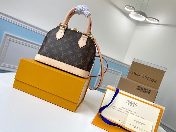 

2020 new alma bb handbags women leather shell bag luxury shoulder bags evening messenger bags female handbags tote