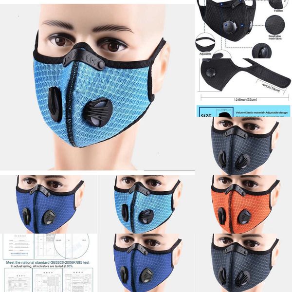 

protective mask with activated carbon pm2.5 cycling filter anti-pollution sport running trainin 1yga 1cfab