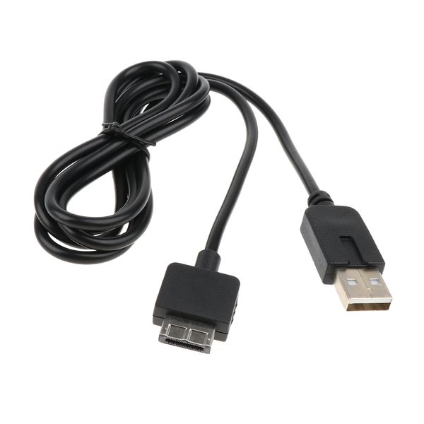 

4ft usb data sync charging charger cable for sony playstation psv 1000 ps vita console - black