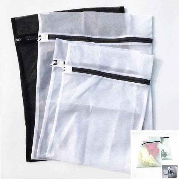 

laundry bags 4pcs/set mesh washing bag underwear storage women hosiery bra clothing protecting cover white blac1