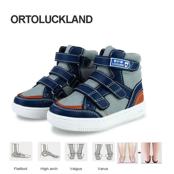 

kids boys black white orthopedic sport shoes for children toddler girls school spring autumn casual ankle boots size21 to 38