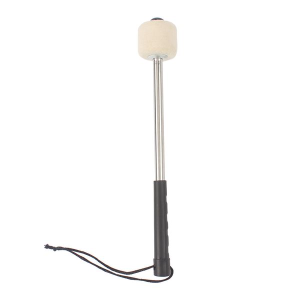 

white innovative drum mallet for marching band bass drum skid resistance