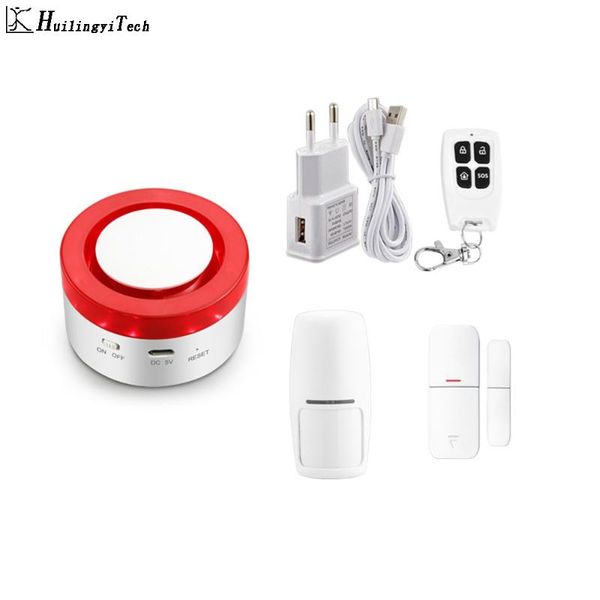 

alarm systems tuya smart life siren app control system home garage motion sensor russia/english voicatible intelligent wireless camera