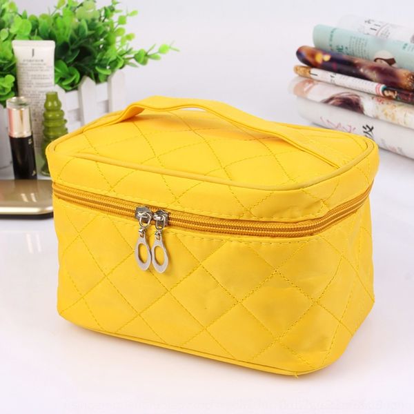 

jaopl nylon diamond-shaped embroidery fashionable cosmetic medium candy-colored finishing travel 75g storage bagcosmetic bag storage bag igb