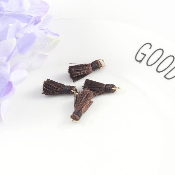 

10pcs 1.5cm mini polyester thread tassel pendant for jewelry making diy bracelet cellphone pendant finding craft tassels h bbyaxt