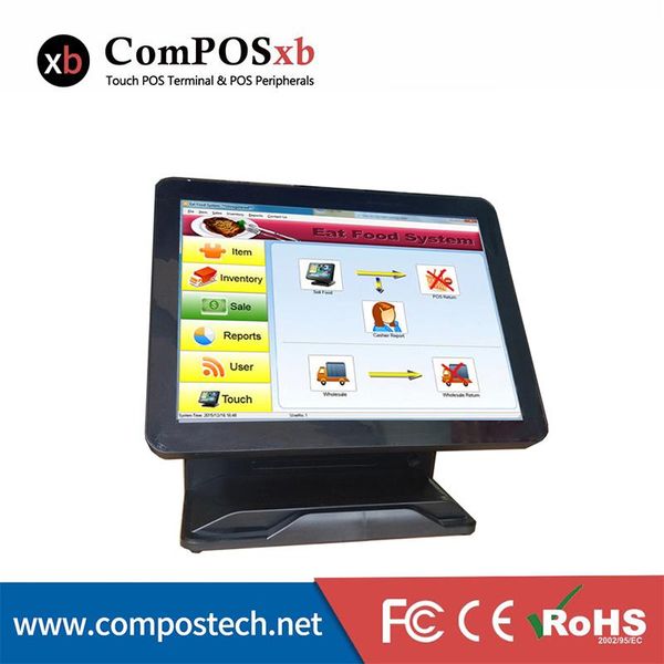 

new design 15 inch all in one touch screen terminal restaurant system with j1900