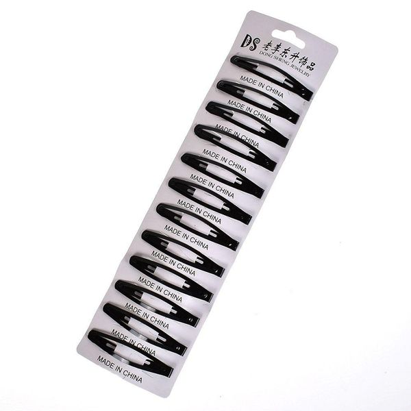 

12шт простые клипы мател волос девушки шпильки заколками заколки для женщин ободки hairgrips головной убор аксессуары для волос кпт yxltiq