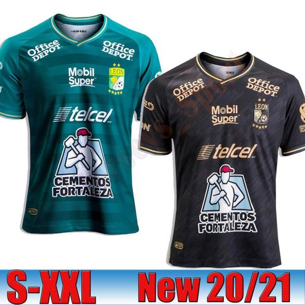 

2020 2021 club leon soccer jersey 20/21 necaxa home away soccer thailand quality liga mx kit jerseys pachuca laguna football uniform shirts, Black