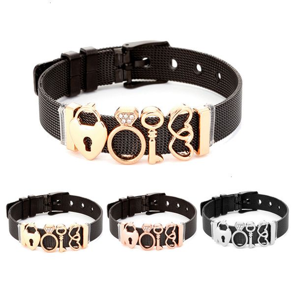 

factoryqmnobracelet diy watchband love an crown stainless steel