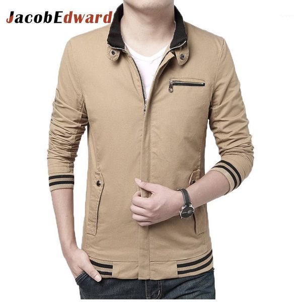 

2020 fashion men cotton coats large size m-4xl korean style man slim fit jackets autumn & spring male outerwear1, Black;brown