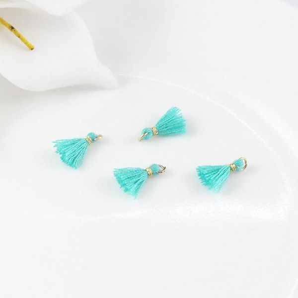 

30 шт. 1 см мини хлопчатобумажная нить с кисточкой для ювелирных изделий для изготовления ювелирных изделий diy браслет для мобильного телеф