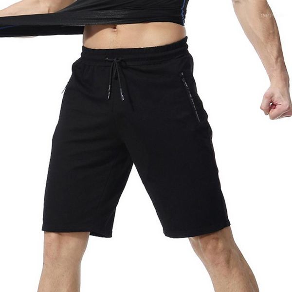 

running shorts men's gym with pocket sports quick dry training fashion men athletic sportswear1, Black;blue