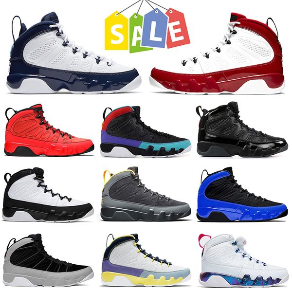 

authentic jumpman 9 9s basketball shoes high og sneakers unc gym red motorboat jones bred space jam university gold racer blue change the wo