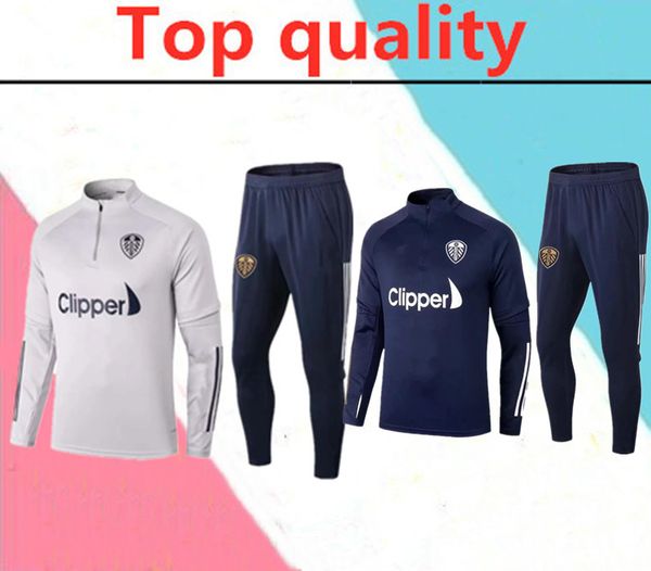 

2020 leeds united soccer tracksuit 2020 2021 leeds united men football training suit, Black